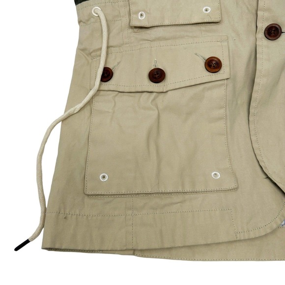 Marshall Artist‎ Waxed Cotton Hooded Jacket Simms Sigal Camo Lined Medium - Picture 10 of 16